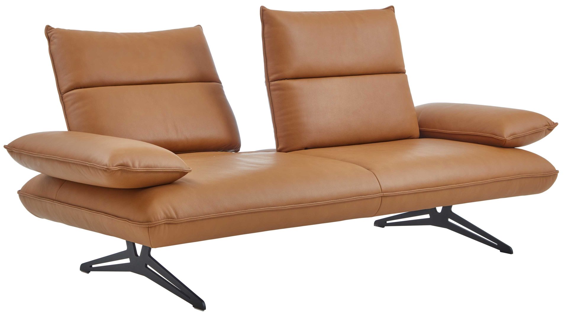 2,5-Sitzer Koinor aus Leder in Hellbraun KOINOR Polstermöbel Serie Caio - 2,5-Sitzer ockerfarbenes Leder Bonita - Länge ca. 234 cm