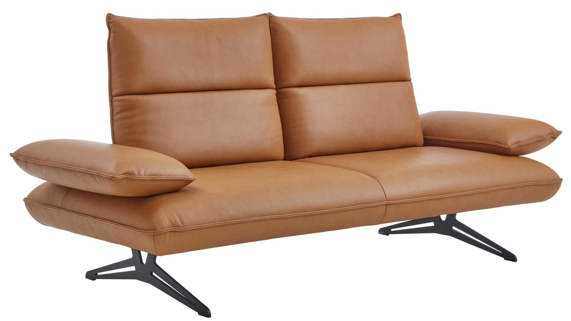 2,5-Sitzer Koinor aus Leder in Hellbraun KOINOR Polstermöbel Serie Caio - 2,5-Sitzer ockerfarbenes Leder Bonita - Länge ca. 234 cm