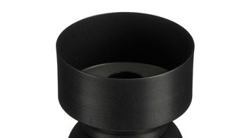 Kerzenständer Edelman® aus Metall in Schwarz Kerzenhalter Rizzo schwarzes Metall - Höhe ca. 16 cm