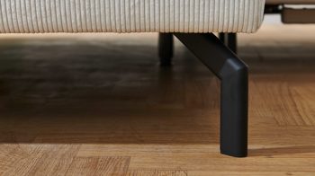 Ecksofa modulmaster aus Stoff in Weiß Modulmaster MM-ZE1126 - Ecksofa naturweißer Feincord - Stellfläche ca. 179 x 248 cm