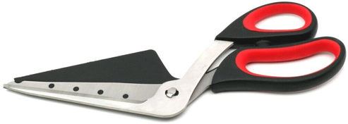 Küchenhelfer Gefu aus Kunststoff in Schwarz Edelstahl Rot GEFU Pezzo Pizzaschere hochwertiger Edelstahl & Kunststoff