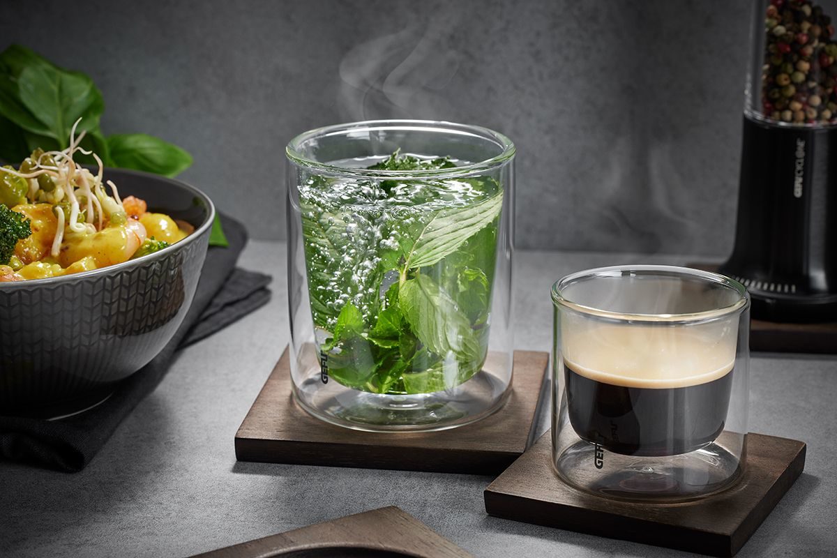 Küchenhelfer Gefu aus Holz in Braun GEFU Untersetzer 2er-Set Akazienholz