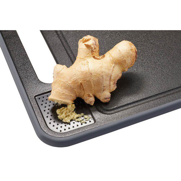 Küchenhelfer Gefu aus Aluminium Kunststoff in Schwarz GEFU Auftau- und Schneidebrett hochwertiges Aluminium & Kunststoff