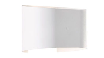 Wandleuchte Fh fischer & honsel aus Metall in Weiß FH Außen-Wandleuchte Wall mattweißes Metall - Breite ca. 18 cm