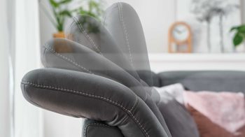 Funktion Steinpol polsteria aus Metall in Transparent Polstermöbel Serie Senturo System - Kopfteilverstellung manuell