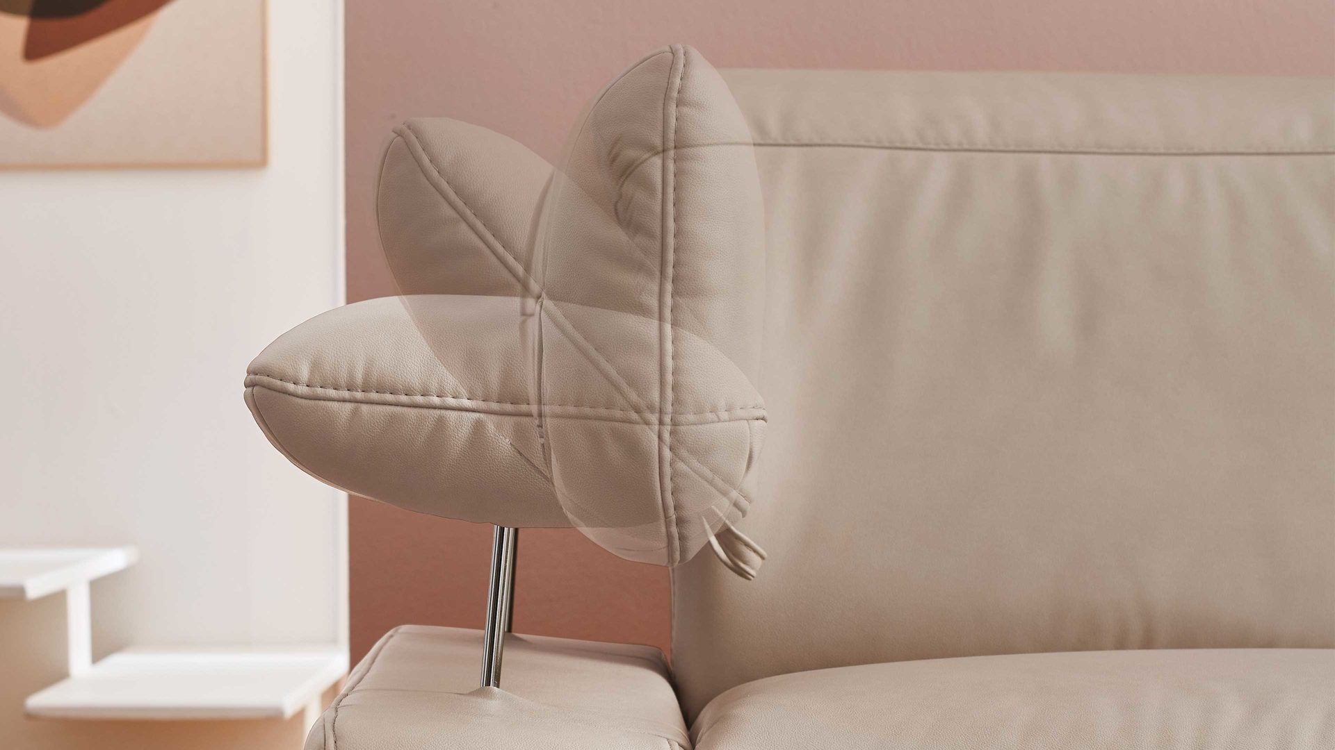 Funktion Steinpol polsteria aus Metall in Transparent Polstermöbel Serie Senturo System - Armlehnverstellung manuelle Funktion für AT2