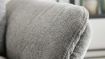 2,5-Sitzer Himolla aus Stoff in Grau himolla Polsterprogramm 1385-Promotion - 2,5-Sitzer mit motorischen Funktionen gletscherfarbener Bezug Q2 Fashion & anthrazitfarbene Metallfüße - Länge ca. 183 cm