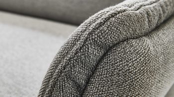 2,5-Sitzer Himolla aus Stoff in Grau himolla Polsterprogramm 1385-Promotion - 2,5-Sitzer mit motorischen Funktionen gletscherfarbener Bezug Q2 Fashion & anthrazitfarbene Metallfüße - Länge ca. 183 cm