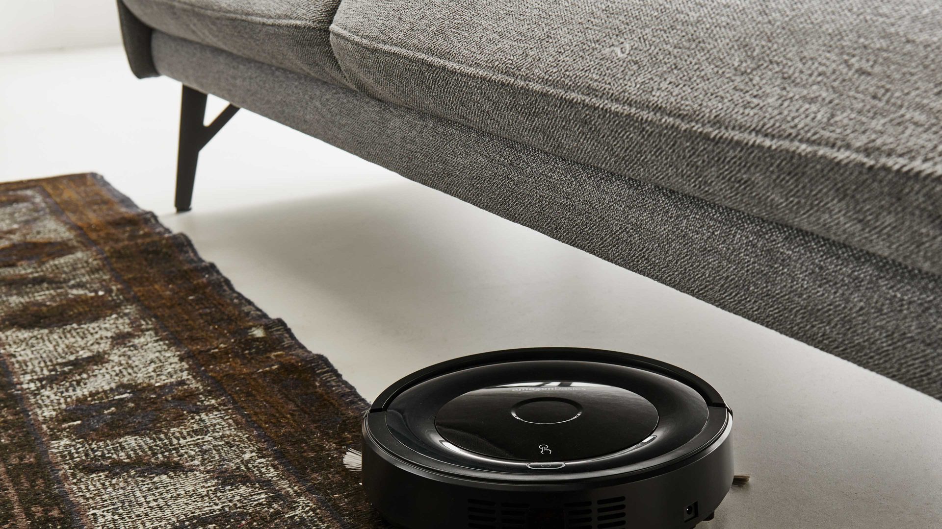 2,5-Sitzer Himolla aus Stoff in Grau himolla Polsterprogramm 1385-Promotion - 2,5-Sitzer mit motorischen Funktionen gletscherfarbener Bezug Q2 Fashion & anthrazitfarbene Metallfüße - Länge ca. 183 cm