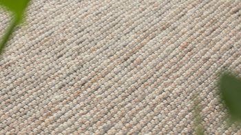 Handwebteppich Interliving aus Naturfaser in Hellbraun Interliving Teppich Serie B-8003 hellbraun melierte Schurwolle – ca. 70 x 300 cm
