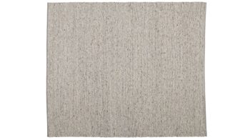 Handwebteppich Interliving aus Naturfaser in Weiß Interliving Teppich Serie B-8003 Weiß meliert – ca. 70 x 350 cm