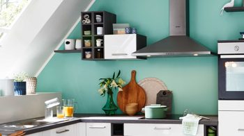 Einbauküche Pino aus Holz in Weiß pino Einbauküche inklusive Einbaugeräte Hochglanz Weiß - Stellfläche ca. 275 x 335 cm