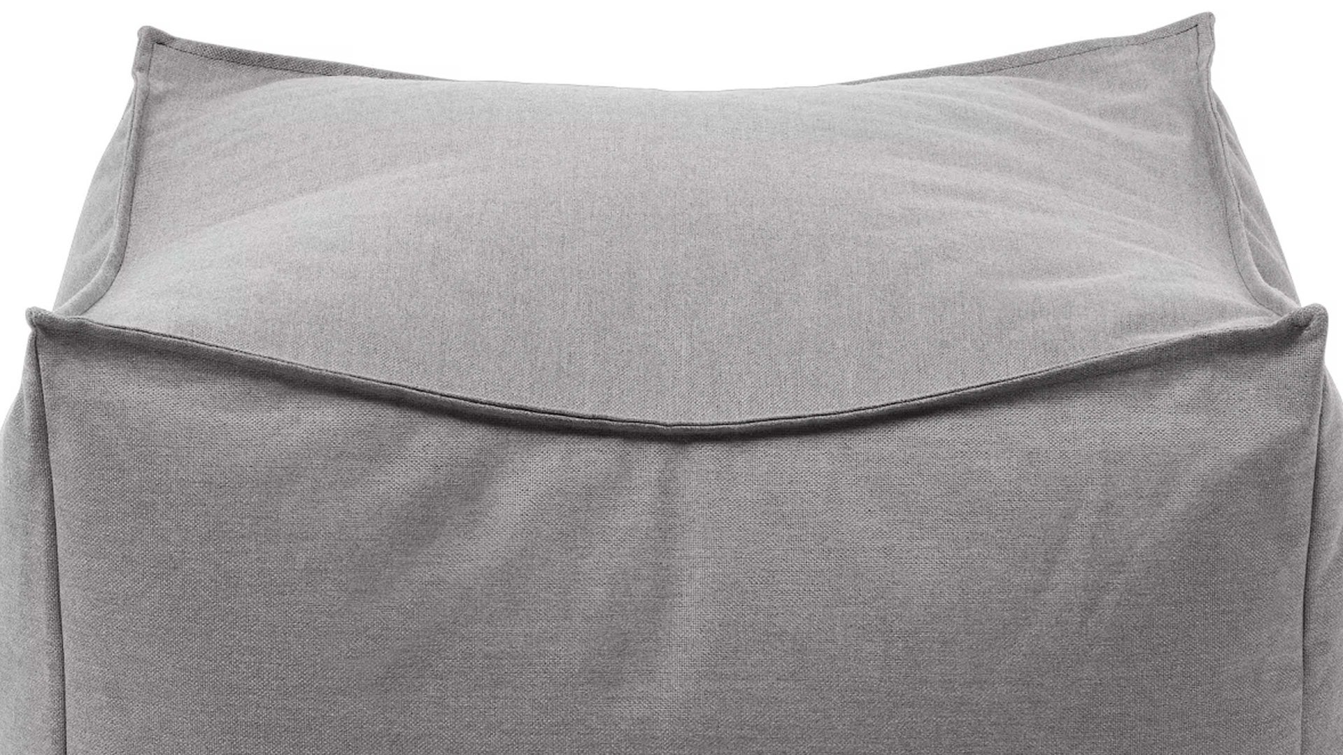 Sitzsack-Hocker Blomus aus Kunstfaser in Grau blomus Outdoor Lounge-Hocker Stay steinfarbene Kunstfaser – ca. 60 x 60 cm