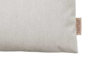 Kissen Blomus aus Kunstfaser in Weiß blomus Outdoor Lounge-Kissen Stay wolkenfarbene Kunstfaser – ca. 70 x 30 cm