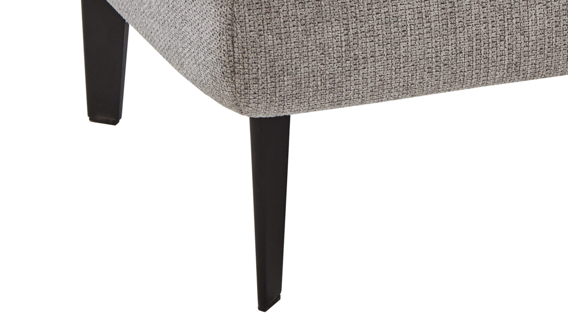 Zweisitzer Steinpol polsteria aus Stoff in Dunkelgrau Polsterprogramm Relaxa Trend 1.0 - Zweisitzer dunkelgrauer Stoffbezug Kevin & Schwarz - Breite ca. 231 cm