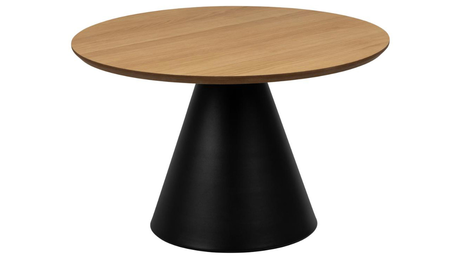 Couchtisch Actona group aus Holz in Holzfarben Couchtischserie Soli Eiche & Schwarz - ca. 65 x 43 cm