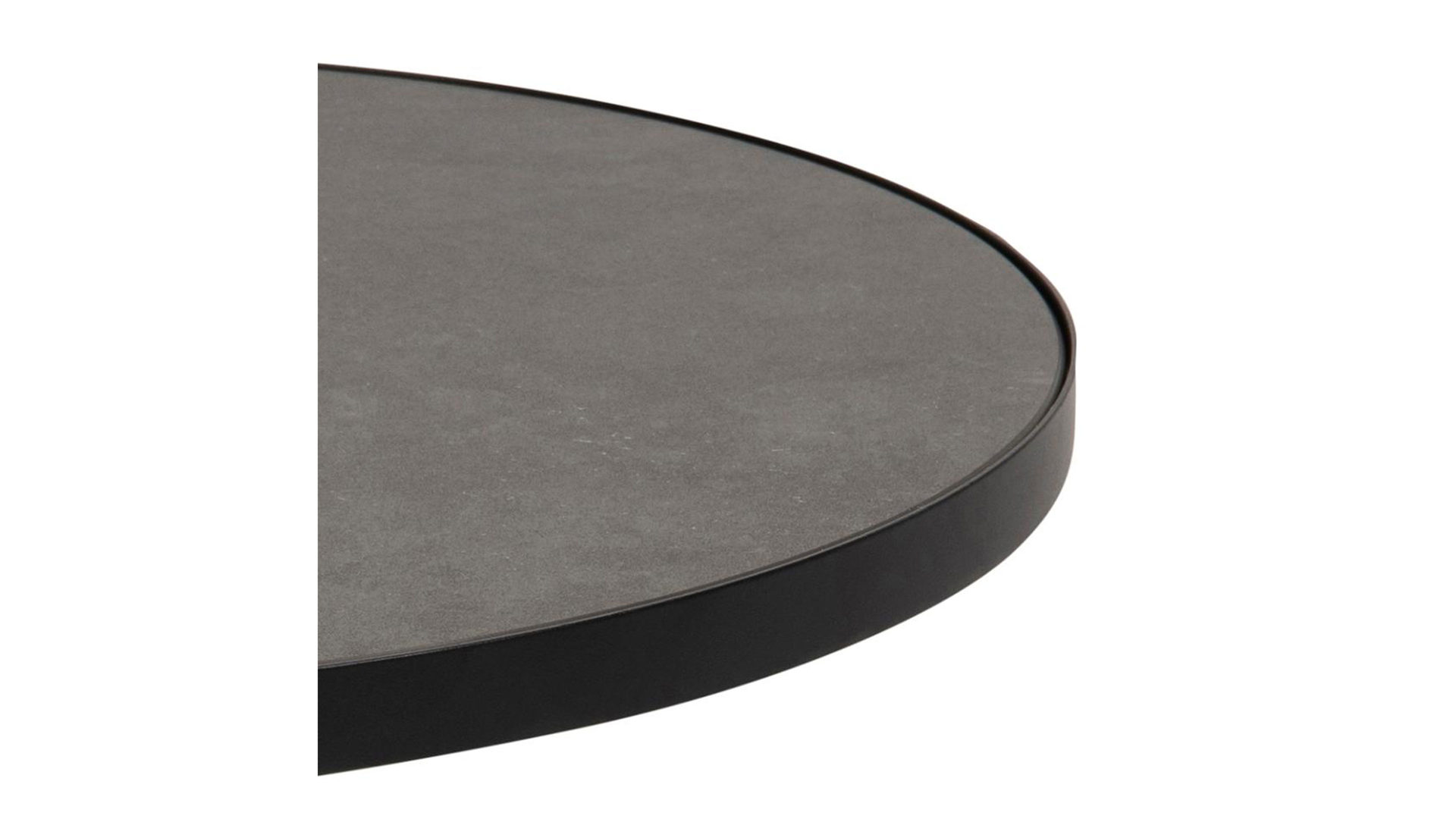 Couchtisch Actona group aus Glas in Schwarz Couchtischserie Soli Schwarz & Schwarz - ca. 66 x 40 cm