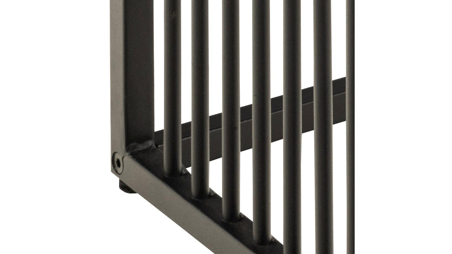 Beistelltisch Actona group aus MDF in Schwarz Beistelltisch Strington schwarze Marmoroptik & schwarzes Metallgestell