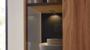 LED-Beleuchtung Interliving aus Kunststoff in Weiß Interliving Esszimmer Serie 5604 - Beleuchtungs-Set V791-0001 2,4 Watt - für Fachböden