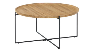 Couchtisch A better place furniture aus Holz in Holzfarben Couchtisch Treviso Eiche – ca. 80 x 40 cm