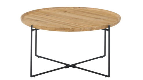 Couchtisch A better place furniture aus Holz in Holzfarben Couchtisch Treviso Eiche – ca. 80 x 40 cm