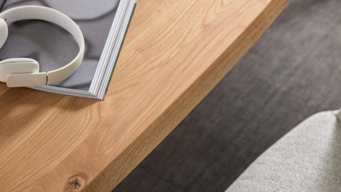 Esstisch Interliving aus Holz in Schwarz Interliving Esszimmer Serie 5118 – Esstisch Charakter-Eiche - ca. 200 x 100 cm