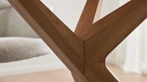 Esstisch Interliving aus Holz in Schwarz Interliving Esszimmer Serie 5118 – Esstisch 6923 Charakter-Eiche - ca. 200 x 100 cm