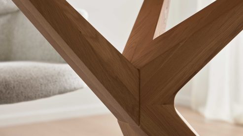 Esstisch Interliving aus Holz in Schwarz Interliving Esszimmer Serie 5118 – Esstisch 6923 Charakter-Eiche - ca. 200 x 100 cm