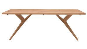 Esstisch Interliving aus Holz in Schwarz Interliving Esszimmer Serie 5118 – Esstisch 6923 Charakter-Eiche - ca. 200 x 100 cm