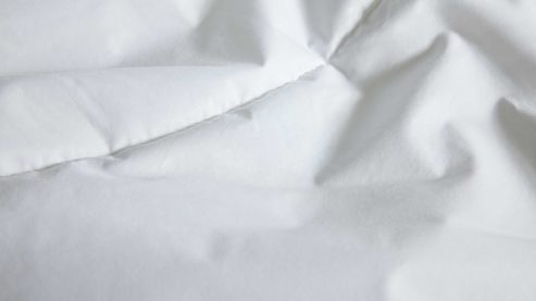 Faserdecke Interliving aus Stoff in Weiß Interliving Bettdecke Serie 9201 - Ganzjahresdecke warm, ca. 1.080 g - ca. 135 x 200 cm