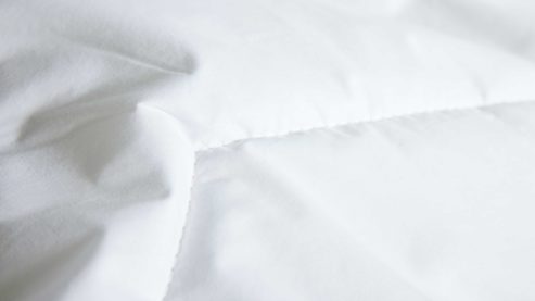 Faserdecke Interliving aus Stoff in Weiß Interliving Bettdecke Serie 9201 - Ganzjahresdecke warm, ca. 1.080 g - ca. 135 x 200 cm