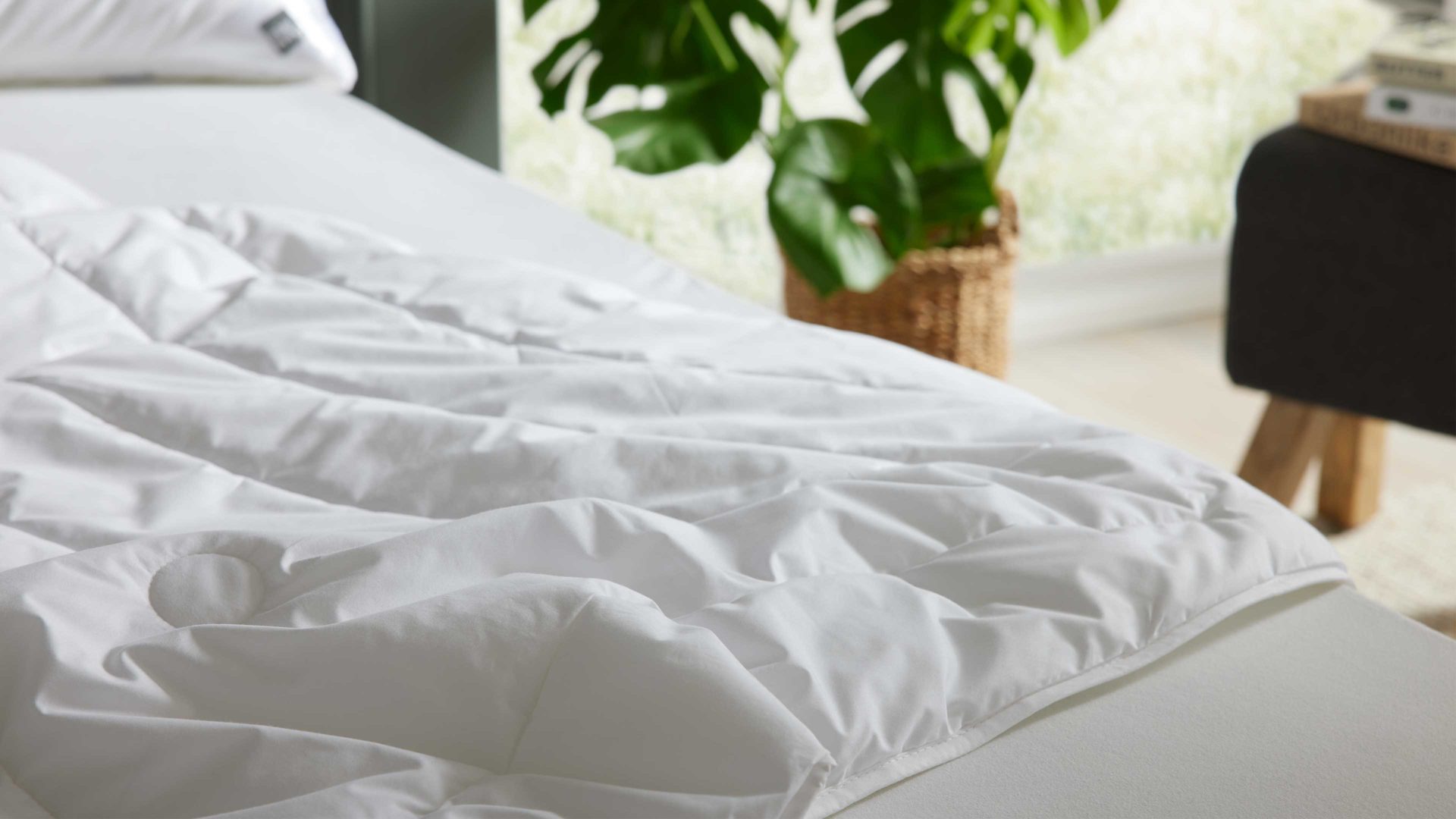 Faserdecke Interliving aus Stoff in Weiß Interliving Bettdecke Serie 9202 - Faserdecke normal, ca. 900 g - ca. 155 x 220 cm