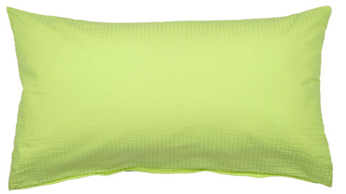 Kissenbezug /-hülle Janine® aus Naturfaser in Grün Janine® Kissenbezug apfelgrün – ca. 40 x 80 cm