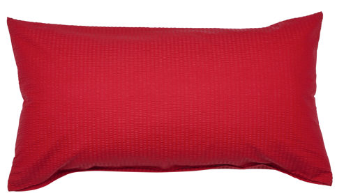 Kissenbezug /-hülle Janine® aus Naturfaser in Dunkelrot Janine® Kissenbezug burgund – ca. 40 x 80 cm