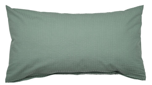 Kissenbezug /-hülle Janine® aus Naturfaser in Smaragd Janine® Kissenbezug salbeigrün – ca. 40 x 80 cm