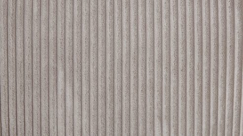 Vierfußstuhl WOODS & TRENDS aus Stoff in Hellgrau WOODS & TRENDS Polsterstuhl Arielle holzkohlefarbener Breitcord & schwarzes Metall