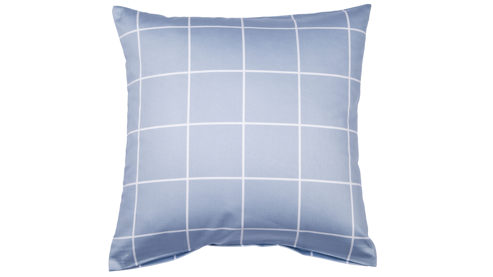 Bettwäsche-Set Janine® aus Naturfaser in Mittelblau Janine® Bettwäsche-Set Perlblau - ca. 135 x 200 cm