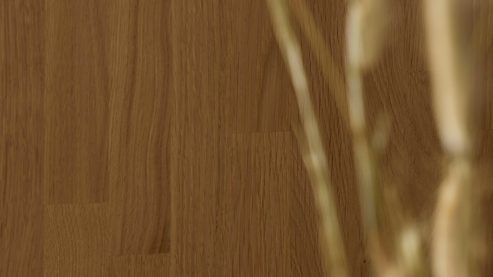 Wohnwand Interliving aus Holz in Holzfarben Interliving Wohnzimmer Serie 2028 - Wohnwand 0001 Wildeiche - dreiteilig, Länge ca. 337 cm