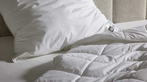 Bettdecke Interliving aus Stoff in Weiß Interliving Betten-Set Serie 9210 Fasern, zweiteilig - ca. 135 x 200 cm