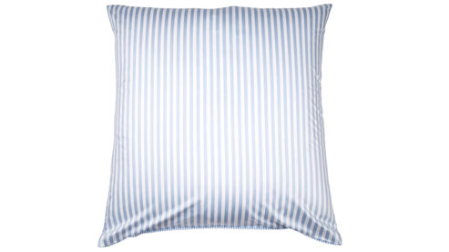 Bettwäsche-Set Janine® aus Naturfaser in Mittelblau Janine® Bettwäsche-Set Perlblau - ca. 155 x 220 cm