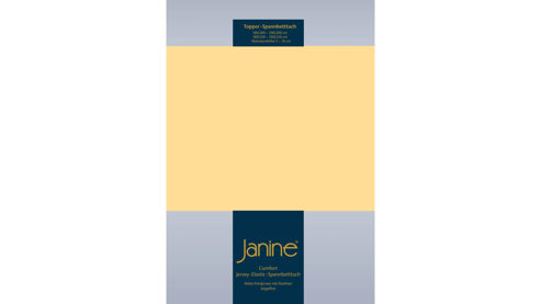 Spannbettlaken Janine® aus Stoff in Gelb Janine® Spannbettlaken Vanille - ca. 100 x 200 cm