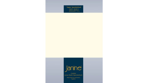Spannbettlaken Janine® aus Stoff in Natur Janine® Spannbettlaken Natur – ca. 150 x 200 cm
