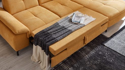 Funktion KAWOO aus Metall in Blau KAWOO Serie 7178 - Schlaffunktion eisblaue Chenille XBO-26