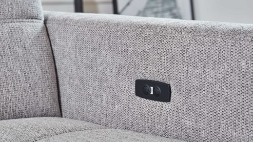 Funktion KAWOO aus Metall in Transparent KAWOO Serie 8334 - Sitzvorzug A-M-U motorisch - mit USB-Anschluss