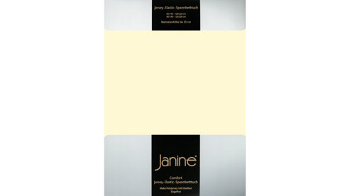 Spannbettlaken Janine® aus Stoff in Champagner Janine® Spannbettlaken Champagner - ca. 200 x 200 cm
