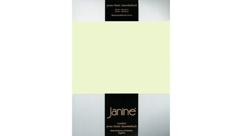 Spannbettlaken Janine® aus Stoff in Hellgrün Janine® Spannbettlaken Limone – ca. 150 x 200 cm