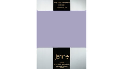 Spannbettlaken Janine® aus Stoff in Lila Janine® Spannbettlaken Lavendel - ca. 100 x 200 cm