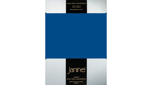Spannbettlaken Janine® aus Stoff in Königsblau Janine® Spannbettlaken Royalblau - ca. 100 x 200 cm