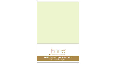 Spannbettlaken Janine® aus Stoff in Hellgrün Janine® Spannbettlaken Limone – ca. 150 x 200 cm