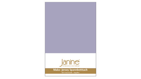 Spannbettlaken Janine® aus Stoff in Lila Janine® Spannbettlaken Lavendel - ca. 200 x 200 cm